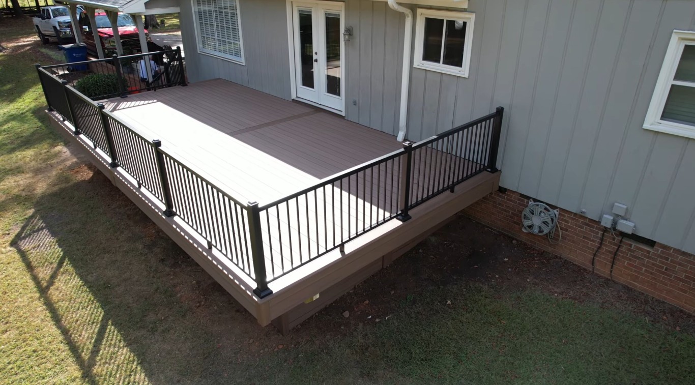 High-quality finished composite deck in Waco, TX